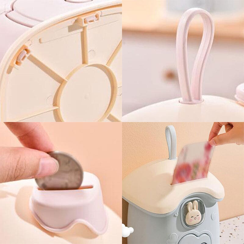 Mushroom Money Banking Toy, Kid Money Saving Box, Banks Coin Box With Lock Key, Multipurpose Treasure Chest Box, Children Lockable Coin Box, Paper Note And Coin Saving Box Mushroom Money Banking Toy, Kid Money Saving Box, Banks Coin Box With Lock Key, Multipurpose Treasure Chest Box, Children Lockable Coin Box, Paper Note And Coin Saving Box